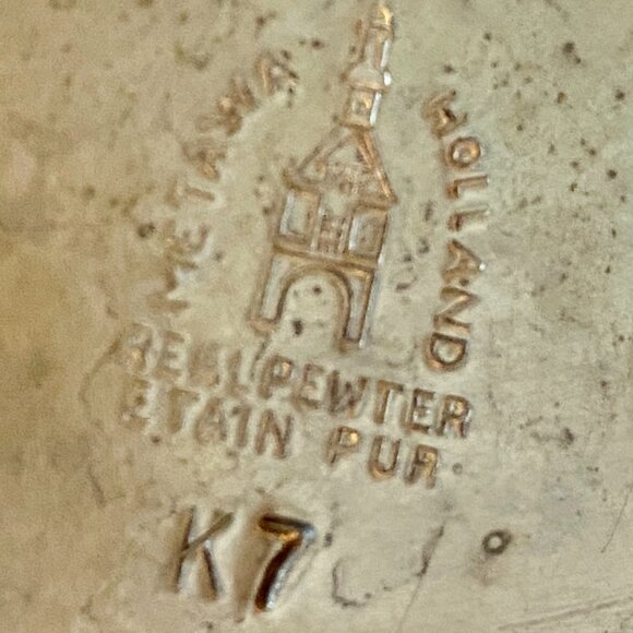 MCM Rare Vintage Pewter Coffee Tea Serving Set - Picture 9 of 12